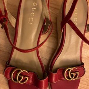 Gucci Espadrille Wedge Sandal
